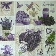 Lavender collage - Paper Napkins