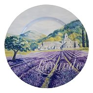 Goba Decorative plate Lavender field 33 cm - Decorative Plate
