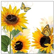 Sunflowers and butterflies - Paper Napkins