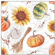 Pumpkin and sunflower - Paper Napkins