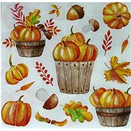 Pumpkins in a basket - Paper Napkins