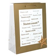 Christmas bag big Golden font - Gift Bag