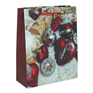Christmas Bag Large Red Ornaments - Gift Bag