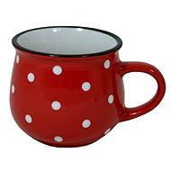 GOBA Ceramic mug red with dots 230 ml - Mug