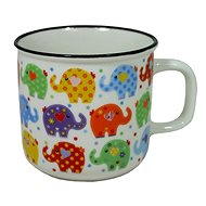 GOBA Ceramic mug Elephants 450 ml - Mug