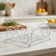 Gobo Stand Scroll White - Napkin Holders