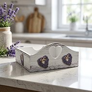 Goba tray Lavender heart - Napkin Holders