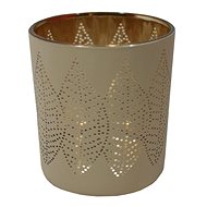 GOBA glass large beige pattern - Candlestick