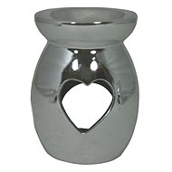 Christmas mushroom Aromalampa tall silver heart - Aroma Lamp