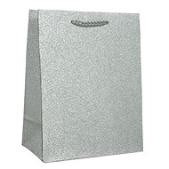 Glitter sponge medium Silver, 2383 - Gift Bag