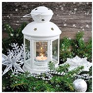 Goba Christmas Napkins White Lantern - Paper Napkins