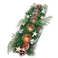 GOBA Christmas candle holder - pine needles 44 × 15 cm - Christmas Candlestick