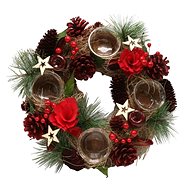GOBA Christmas wreath - red, 32 cm - Wreath