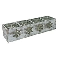Goba Advent candle holder snowflakes - Christmas Candlestick