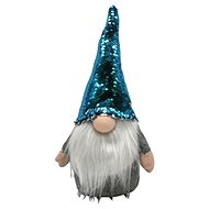 GOBA Christmas decoration - blue elf, glitter - Christmas Decoration