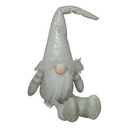 GOBA Christmas decoration - sitting elf, white - Christmas Decoration