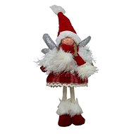 GOBA Christmas decoration - angel standing, red, 45 cm - Christmas Decoration