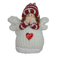 GOBA Christmas decoration - chubby angel with heart, 25 cm - Christmas Decoration