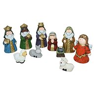 GOBA Ceramic nativity scene - set of 10 pieces - Christmas Decoration