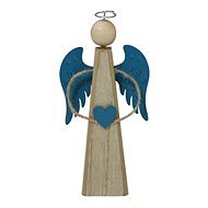 Goba angyal kék szárnyakkal, M - Dekoráció