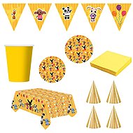 GODAN Bing the Bunny Children's Birthday Set, 12 people, 68 pieces - Party Accessories