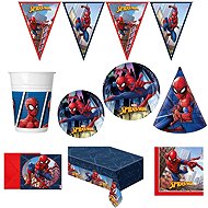 GODAN Spider-Man Children's Birthday Party Set, 12 people, 78 pieces - Party Accessories