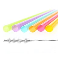 GODAN Plastic straws - straws 9 × 240 mm pastel - 17 pcs - Straw