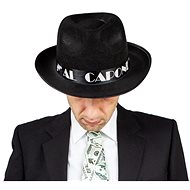 Godan Black hat - al capone, mafia - adult - Wide-Brimmed Hat