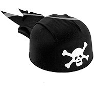 Folat Children's pirate hat with skull - black - Costume Accessory