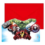 GODAN Invitations with envelopes avengers - 6 pcs - Party Accessories
