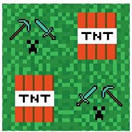 GODAN Napkins pixel - minecraft, 33 × 33 cm, 20 pcs - Paper Napkins