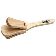 Goldon Wooden Castanets with Handle - Percussion