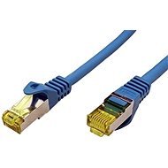 OEM S/FTP patchkabel Cat 7, s konektormi RJ45, LSOH, 0,5 m, modrý - Sieťový kábel