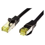 OEM S/FTP patchkabel Cat 7, s konektormi RJ45, LSOH, 1 m, čierny - Sieťový kábel
