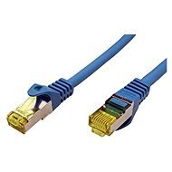 OEM S/FTP Cat 7 patch kábel, RJ45 csatlakozókkal, LSOH, 7,5 m, kék - Hálózati kábel