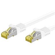 OEM S/FTP patch cable Cat 7, with RJ45 connectors, LSOH, 0.25m, white - Ethernet Cable