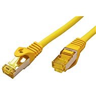 OEM S/FTP patch cord Cat 7, RJ45 csatlakozó, LSOH, 0,5 m, sárga - Hálózati kábel