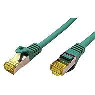 OEM S/FTP Cat 7 patch kábel, RJ45 csatlakozóval, LSOH, 25m, zöld - Hálózati kábel