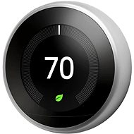 Google Nest Learning Thermostat (3rd Generation, Stainless Steel) - Thermostat