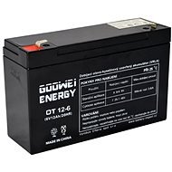 GOOWEI ENERGY Wartungsfreie Blei-Säure-Batterie OT12-6 - 6 V - 12 Ah - USV Batterie
