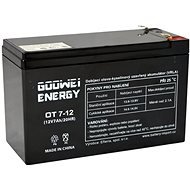 GOOWEI ENERGY Karbantartásmentes ólom-sav akkumulátor OT7-12, 12V, 7Ah - Szünetmentes táp akkumulátor