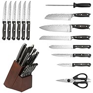 UG GRILL Gift set of kitchen knives with stand 15 pcs - Knife Set
