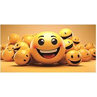 Gordon H89 Quick-drying microfiber beach towel, Emoji, 100 × 180 cm - Bath Towel
