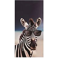 Gordon H93 Quick-drying microfiber beach towel, zebra, 100 × 180 cm - Bath Towel