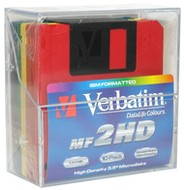 Verbatim DataLife COLOUR 3.5"/1.44MB, pack of 10pcs - Floppy Disk