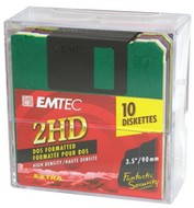 Disketa EMTEC Fantastic Security Rainbow 2HD 3.5"/1.44MB, balení 10ks - -