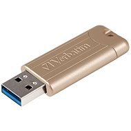 VERBATIM Store 'n' Go PinStripe Anniversary Edition Gold 128GB USB 3.0, arany - Pendrive