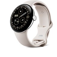 Google Pixel Watch 4 41mm Porcelain/Silver - Smartwatch