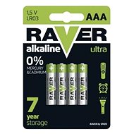 AAA Raver Ultra Alkaline batteries 4pcs - Disposable Battery