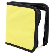 QCP Pouzdro na 40 CD/DVD - NYLON - žluté (yellow) - -